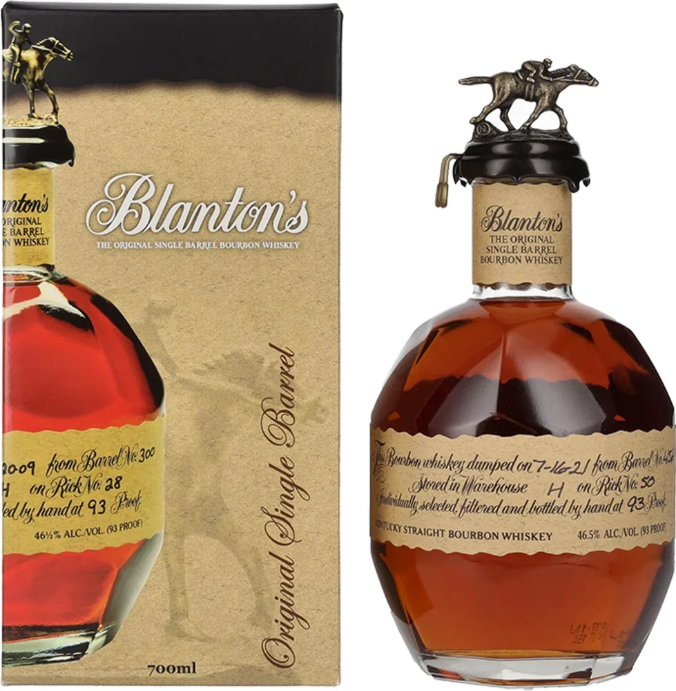 American Whisky The Original Single Barrel Bourbon Blanton's + GB 0,7 l