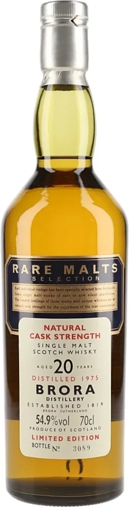 Scotch Whisky Brora 1975 20 Year Old Rare Malt 0,2 l
