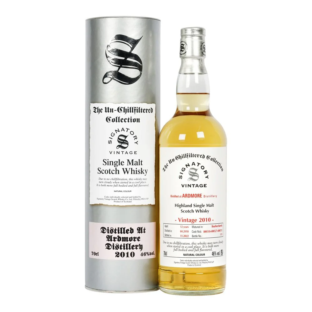 Scotch Whisky Signatory Vintage Single Malt Urbmore 2010 + GB 0,7 l
