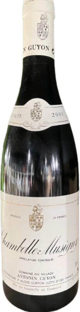 Vino Chambolle-Musigny 2003 Antonin Guyon 0,75 l