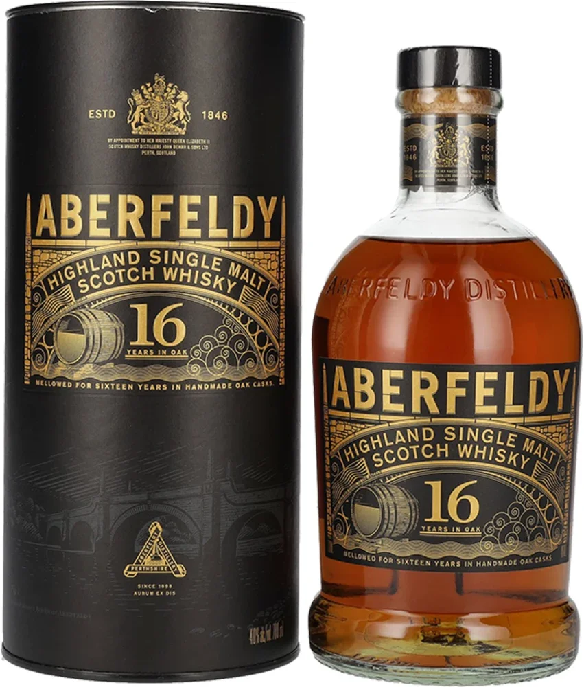 Škotski viski Aberfeldy 16 YO + GB 0,7 l