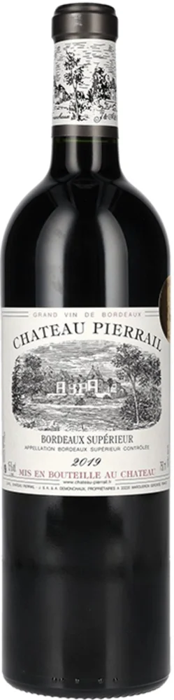 Vino Bordeaux Superieur 2019 Chateau Pierrail 0,75 l