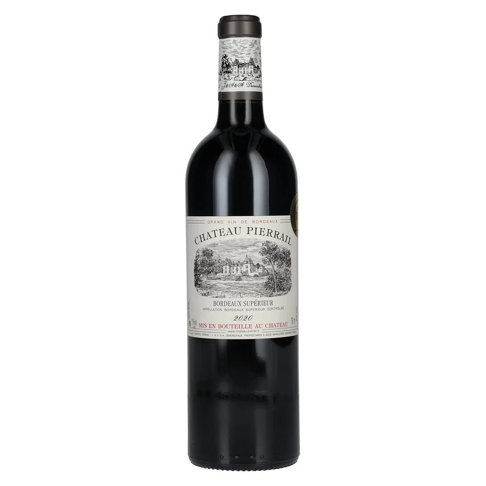 Vino Bordeaux Superieur 2020 Chateau Pierrail 0,75 l