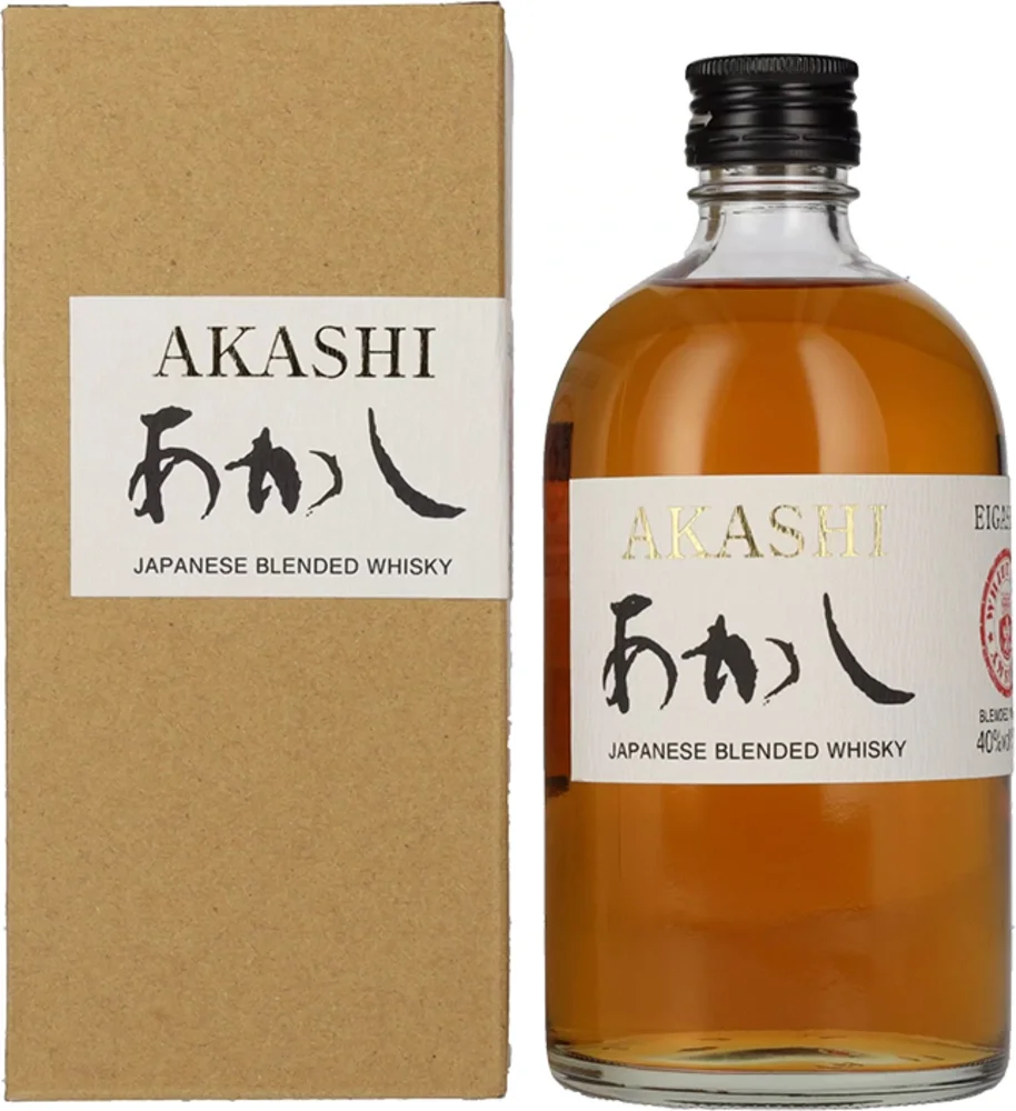 Japanski viski Akashi White Oak Blended + GB 0,5 l