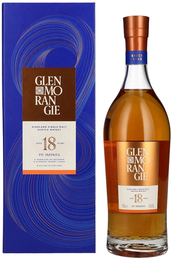 Škotski viski 18 YO EXTREMELY RARE Single Malt Glenmorangie + GB 0,7 l