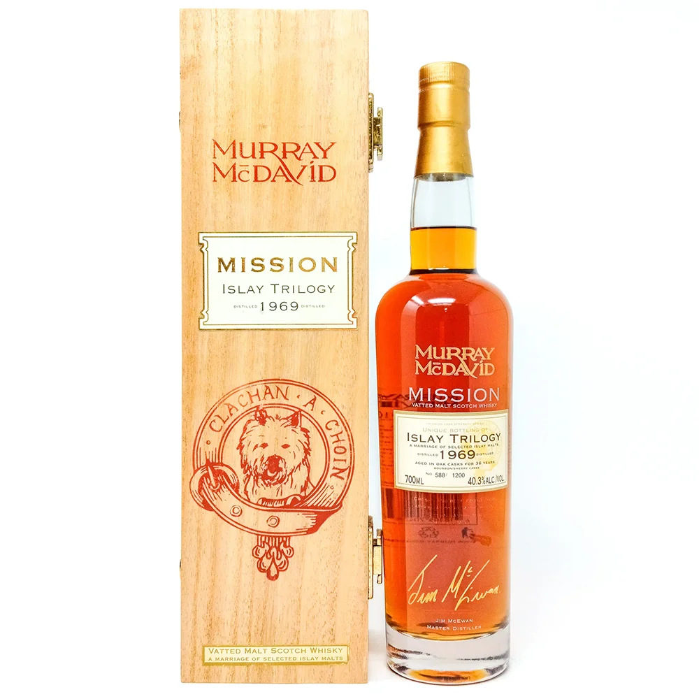 Škotski viski Murray McDavid Mission Islay Trilogy 1969 + GB 0,7 l