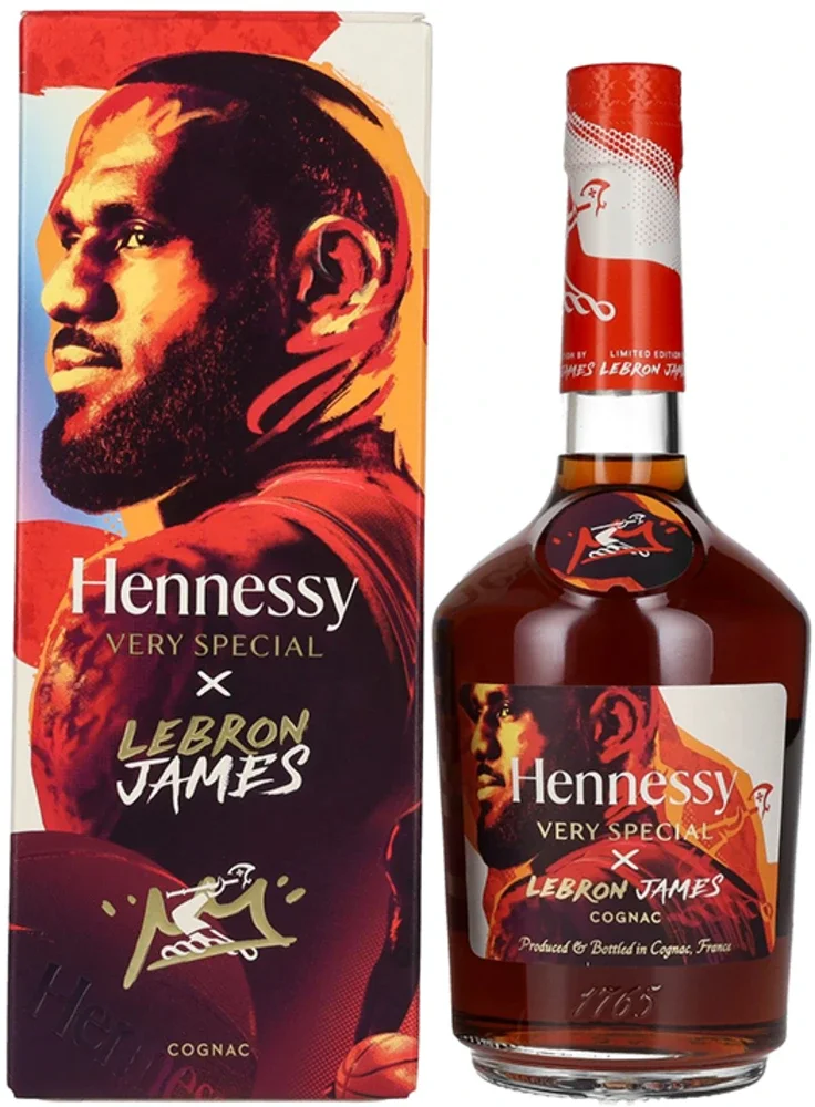 Cognac Hennessy VS Lebron James + GB 0,7 l
