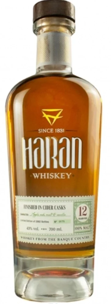 Viski Haran 12y Cider cask finish 0,7 l