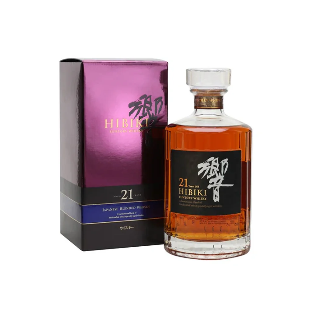 Japanese whisky Hibiki 21 YO Suntory + GB 0,7 l
