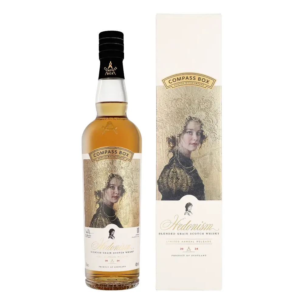 Scotch Whisky Compass Box Hedonism 2024 Edition + GB 0,7 l