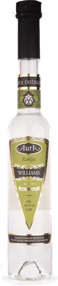 Voćna rakija Williams (viljamovka) Aura 0,2 l
