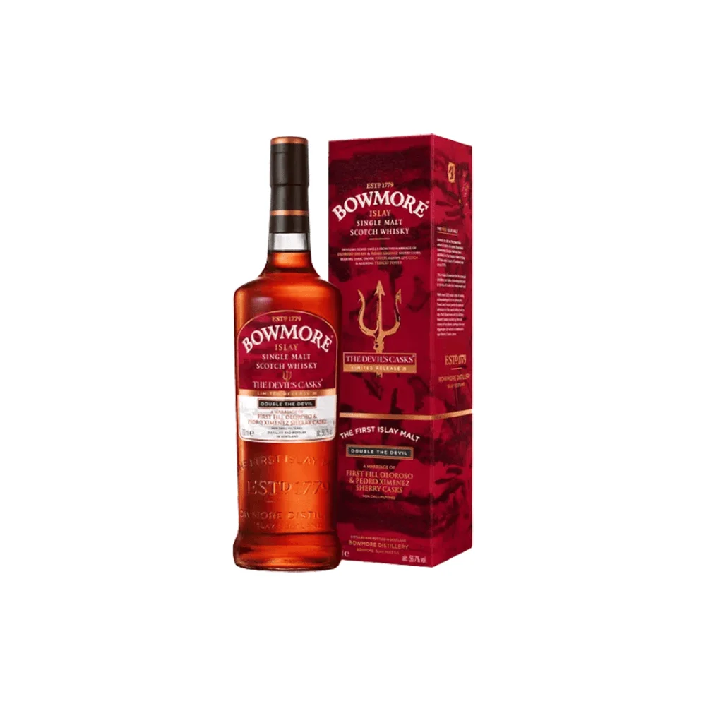 Škotski viski Bowmore Single Malt The Devil's Cask + GB 0,7 l