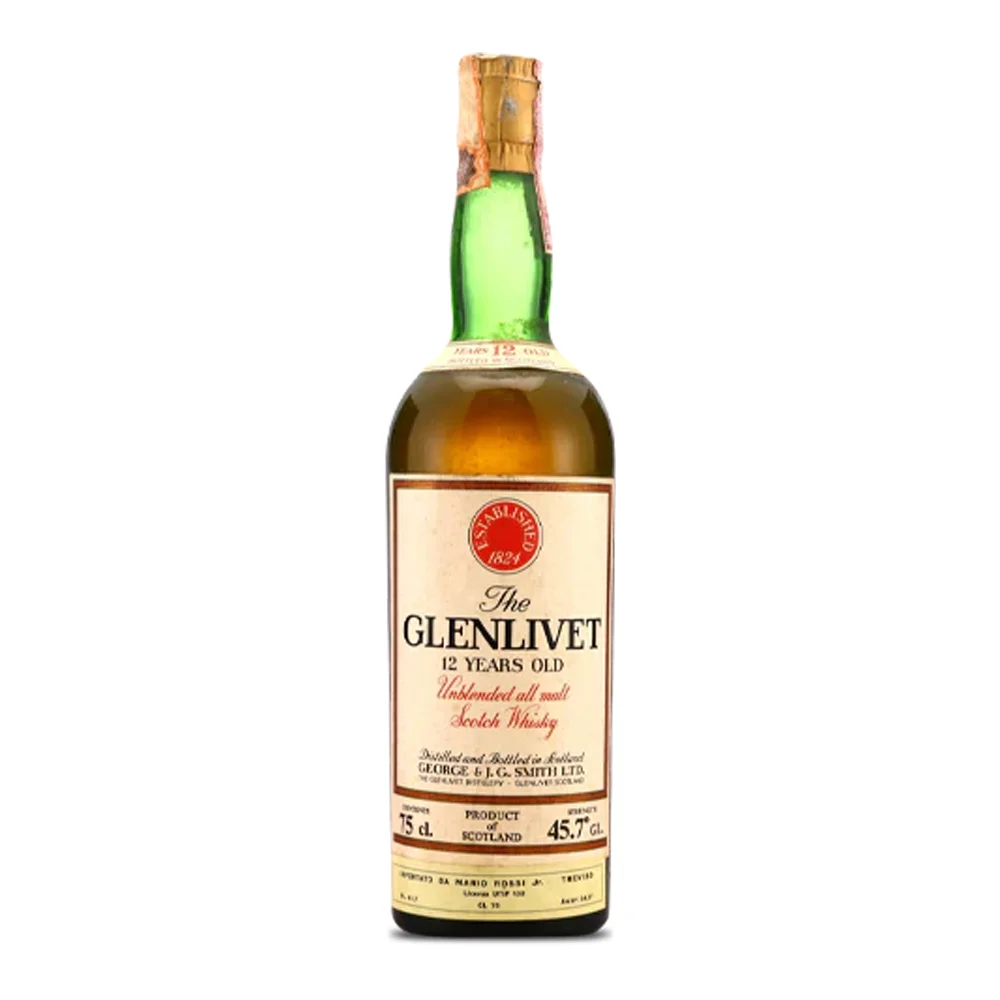 Škotski viski The Glenlivet 12 Year Old 1960s 0,75 l