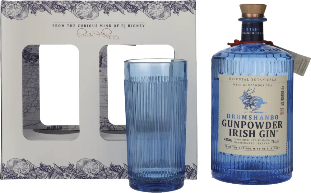 Gin Drumshanbo Gunpowder GB + 1 glass 0,7 l