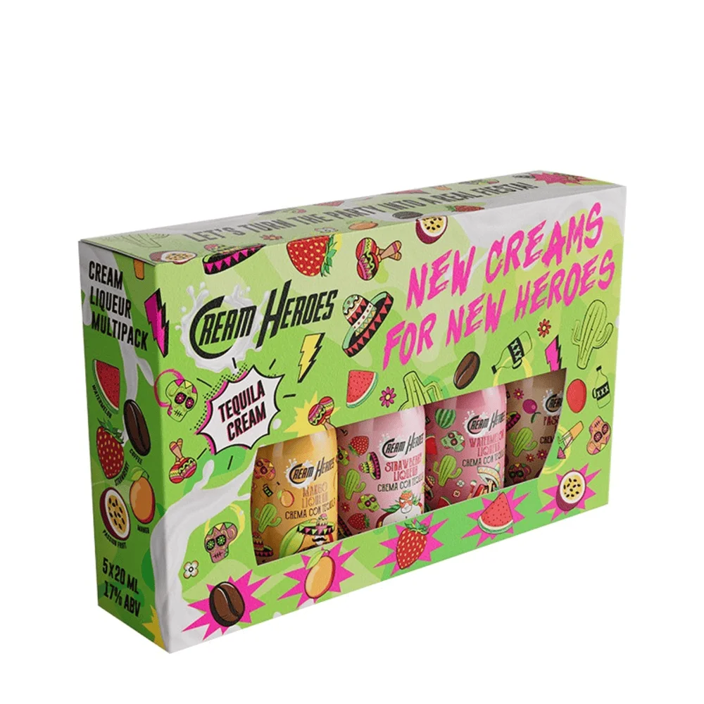 Liqueur Cream Heroes Multipack 5 x 0,02 l