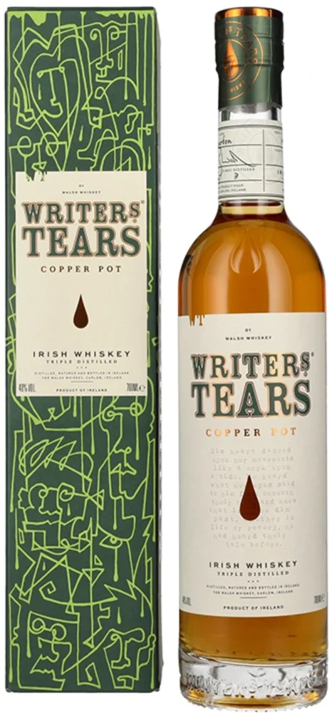 Irish Whisky Writers' Tears Copper Pot + GB 0,7 l