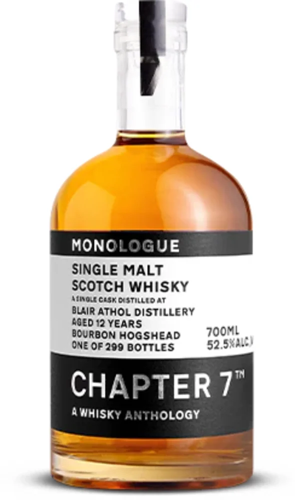 Scotch whisky Chapter 7 Monologue 12 Year Old Blair Athol 2009 Bourbon Cask 0,7 l