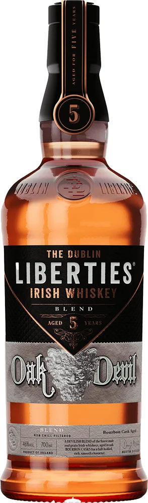 Irish Whisky The Dublin LIBERTIES 5y Single Malt Oak Devil + GB 0,7 l