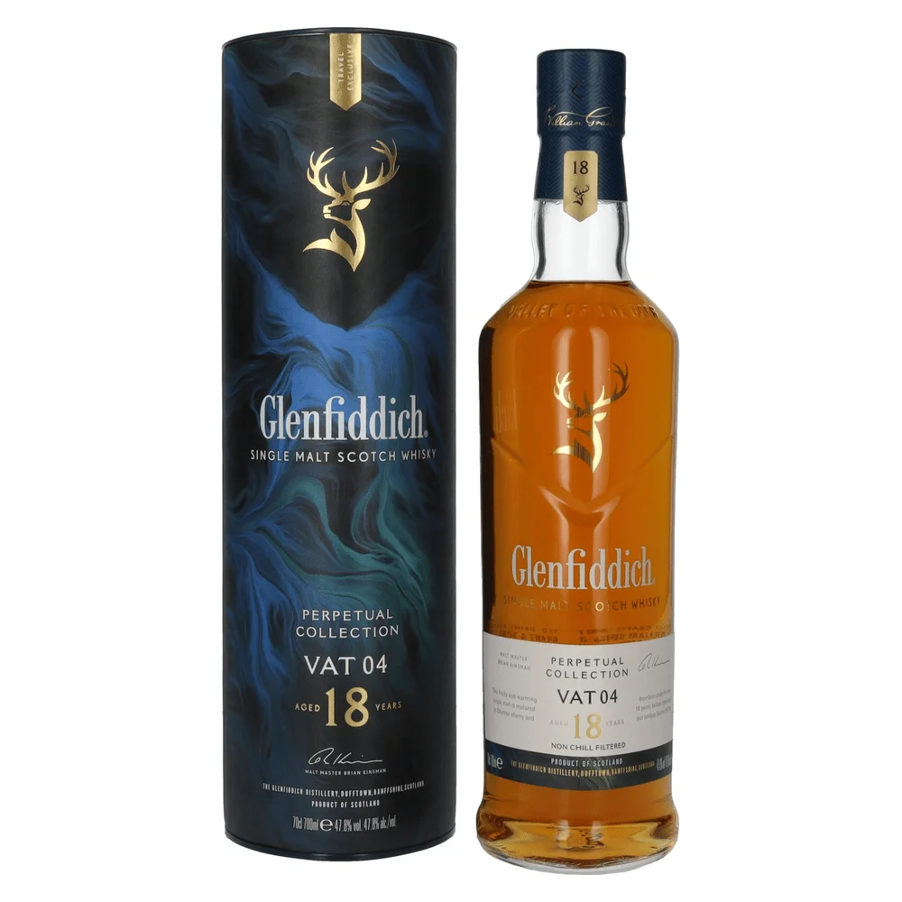 Škotski viski Glenfiddich 18 yo Old Perpetual Collection VAT 04 Single Malt + GB 0,7 l