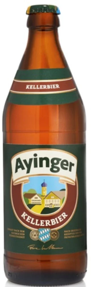 Beer Lager Unfiltered Ayinger Kellerbier STK 0,5 l