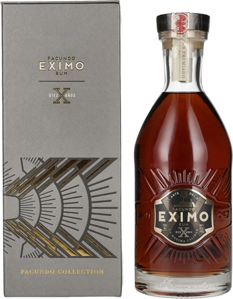 Rum Facundo EXIMO X Anos Rum + GB 0,7 l