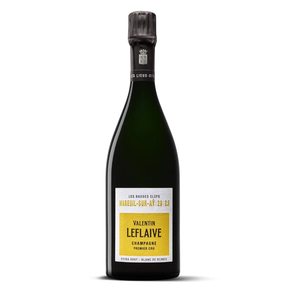 Champagne Mareuil-sur-Ay Les Basses Clefs Blanc de blancs 1er cru 20 25 Valentin Leflaive 0,75 l