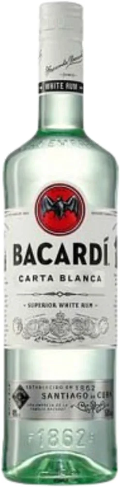 Rum Bacardi Carta Blanca GB + glass 0,7 l
