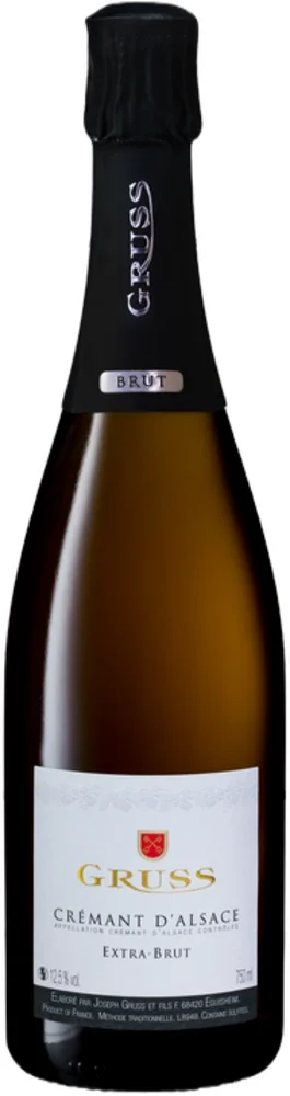 Sparkling wine Cremant d'Alsace Extra Brut Domaine Gruss 0,75 l