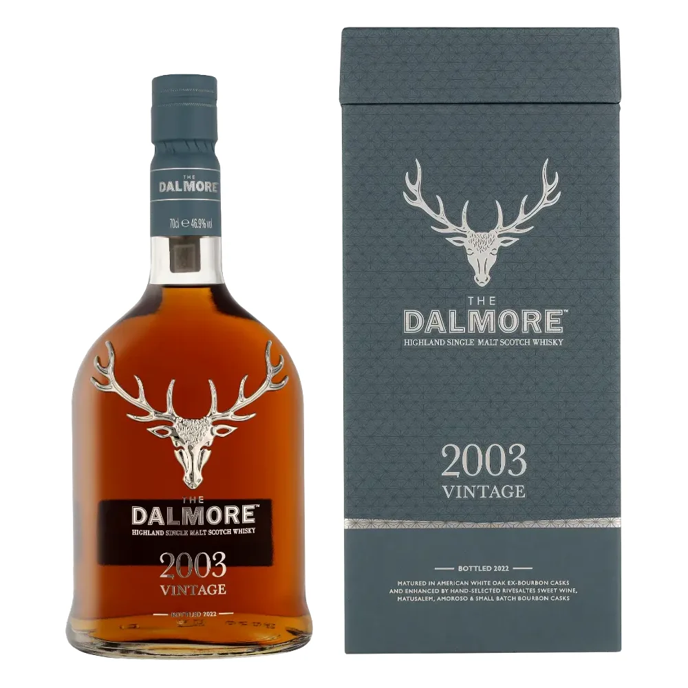 Škotski viski The Dalmore 2003 Vintage Highland Single Malt + GB 0,7 l