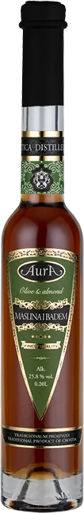 Liqueur Olive and almond (olive and almond) Aura 0,2 l