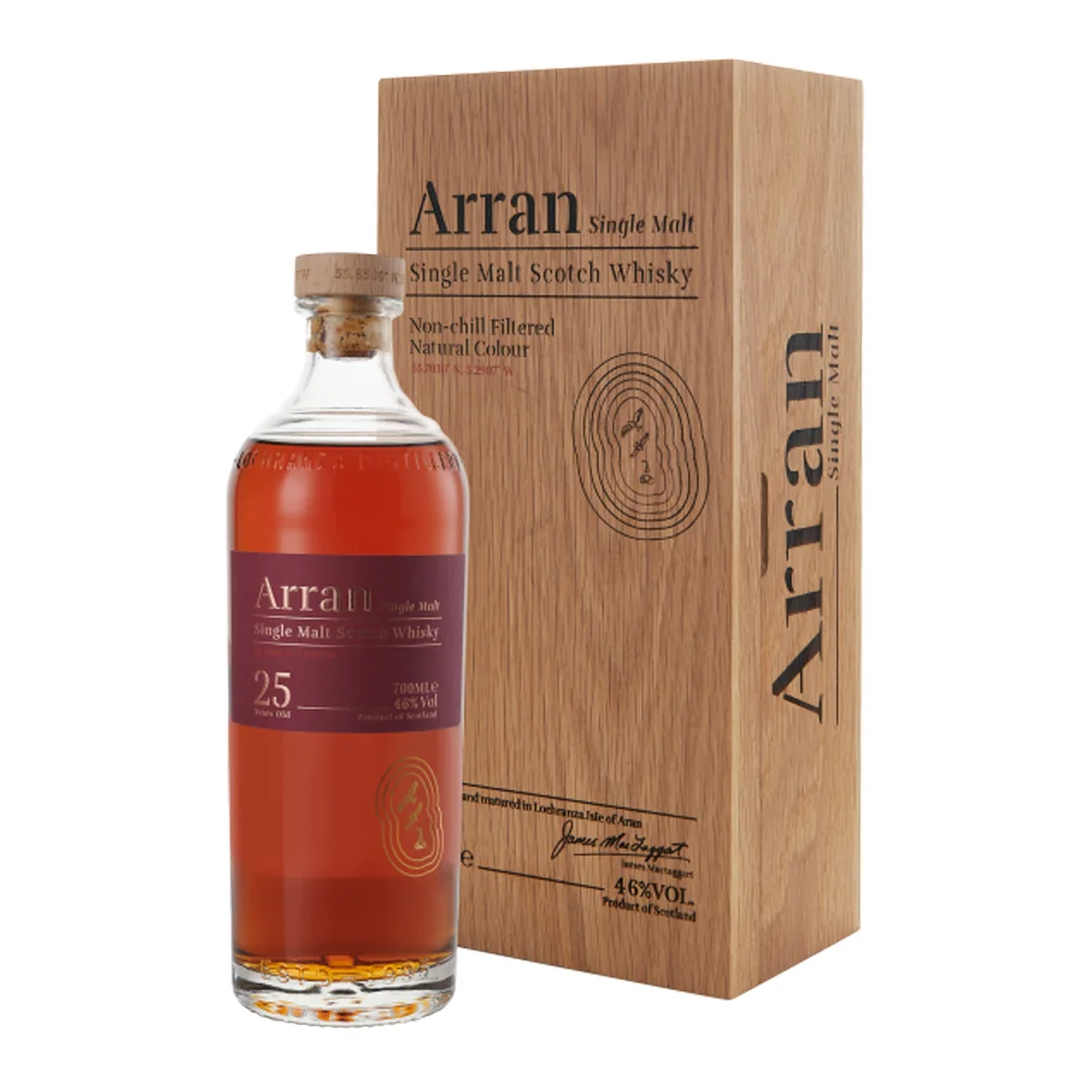Škotski viski Arran Single Malt 25 YO + GB 0,7 l