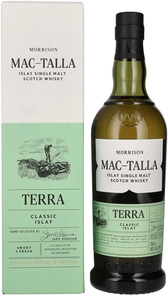 Škotski viski Mac-Talla TERRA Classic Islay Single Malt + GB 0,7 l