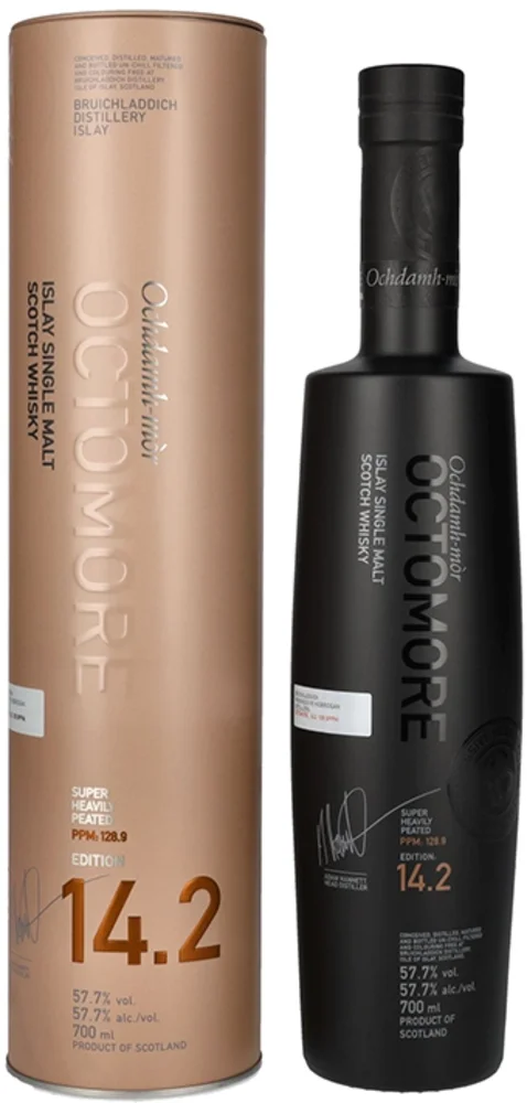 Škotski viski Octomore EDITION: 14.2 Super Heavily Peated + GB 0,7 l