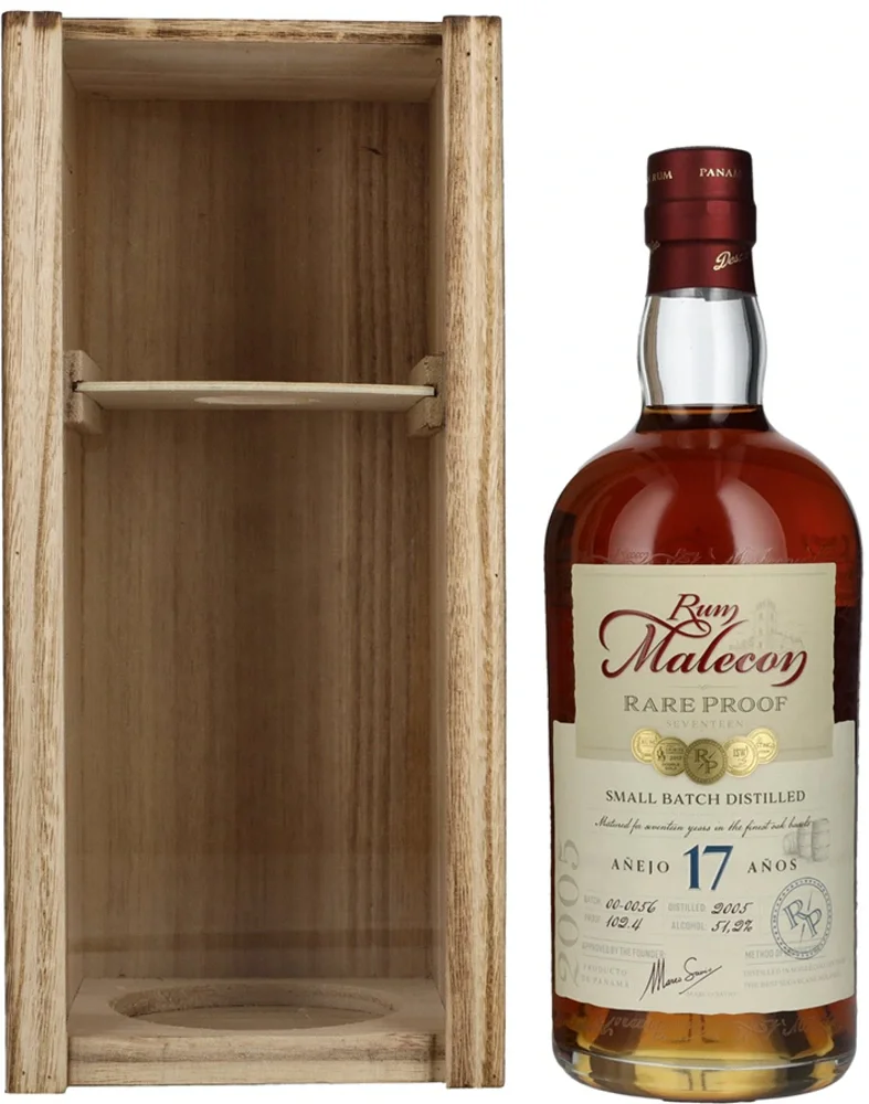Rum Anejo 17 Rare 2005 Malecon + GB 0,7 l