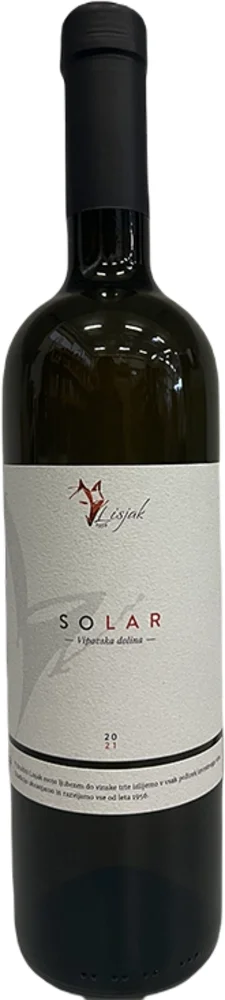 Vino Solar bijelo 2021 Lisjak 1956 0,75 l