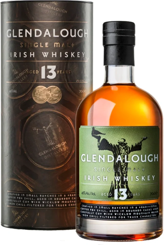 Irish Whiskey Glendalough 13yo Single malt + GB 0,7 l