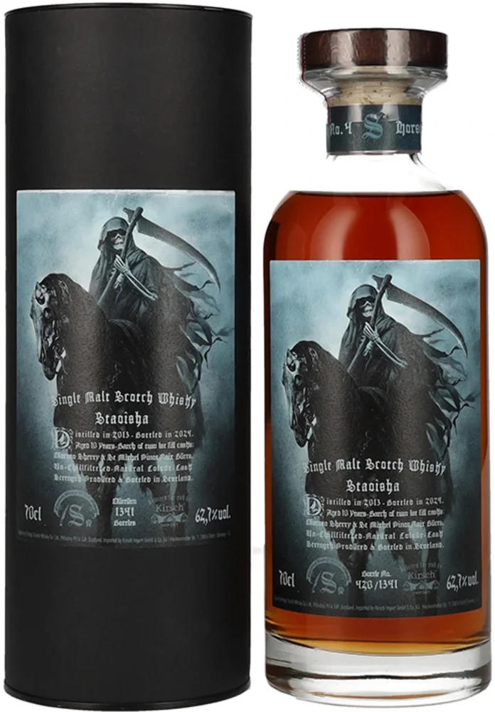 Škotski viski Bunnahabhain 10 Years Old Staoisha Horseman No. 4 Single Malt 2013 + GB 0,7 l