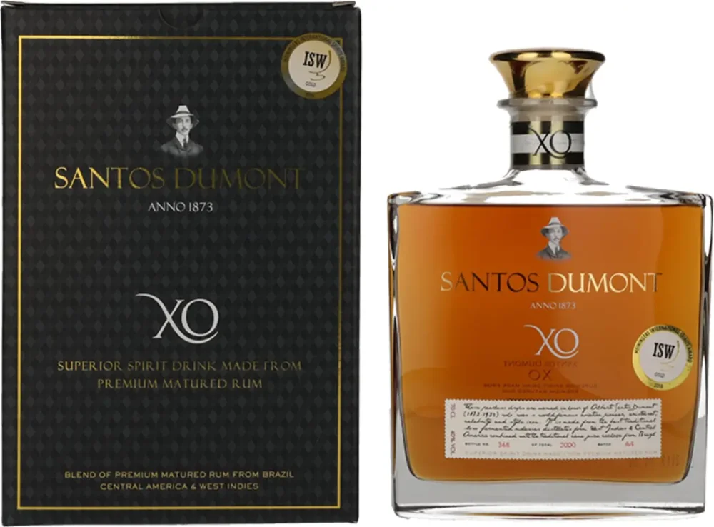 Rum XO Superior Santos Dumont + GB 0,7 l