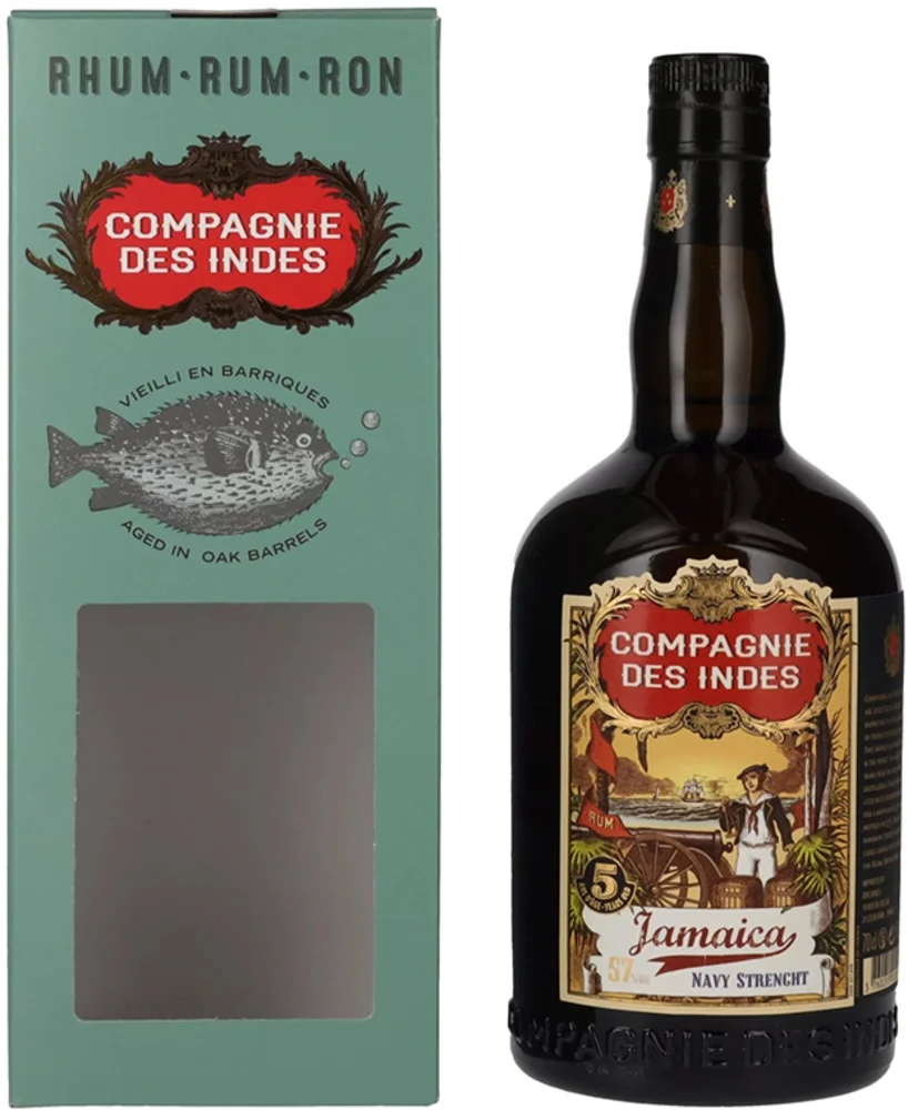 Rum Compagnies des Indes Jamaica + GB 0,7 l