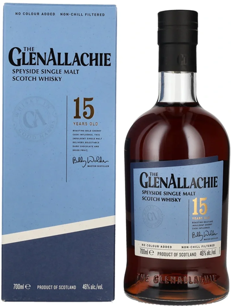 Škotski viski The GlenAllachie 15y Speyside Single Malt + GB 0,7 l