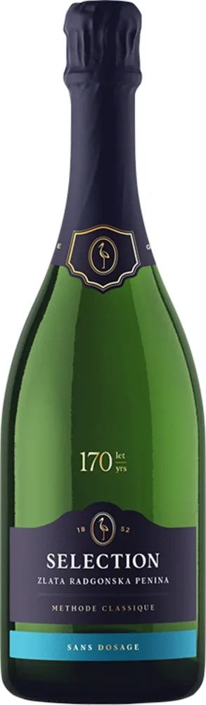 Pjenušavo vino Zlata Brut Nature Selection Radgonske gorice 0,75 l