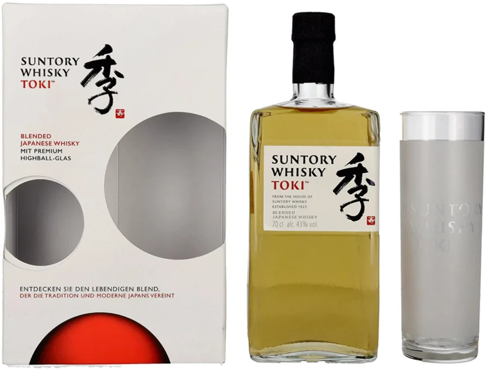 Japanski viski TOKI Blended Suntory + HIGHBALL čaša + GB 0,7 l