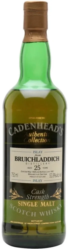 Škotski viski Cadenhead's Bruichladdich 25 Year Old 1968 0,7 l