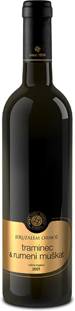 Wine Traminec & Yellow Muscat Zlata linija Jeruzalem Ormož 2021 Puklavec Family Wines 0,75 l