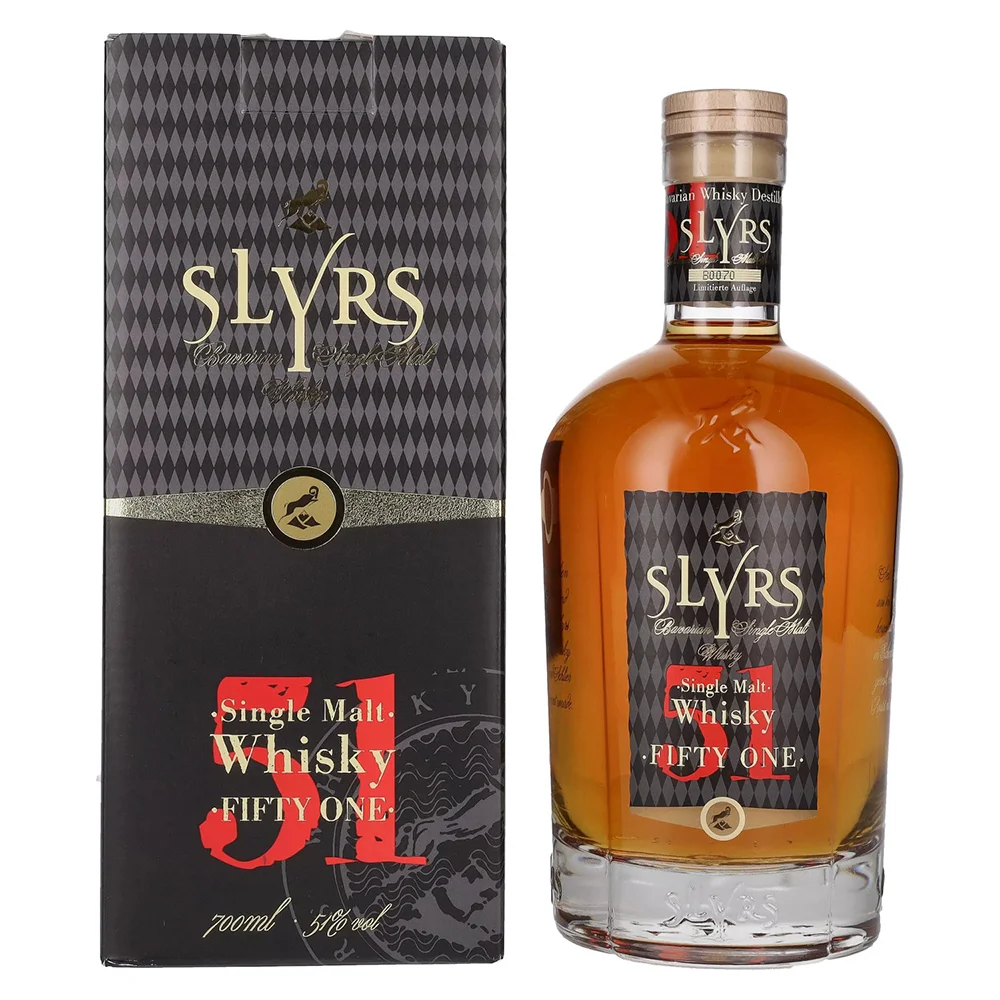 Viski Slyrs FIFTY ONE Single Malt Whiskey + GB 0,7 l