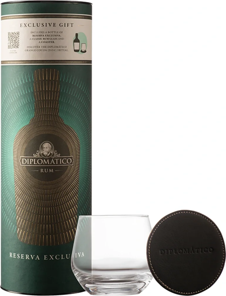 Rum Diplomatico Reserva Exclusiva + čaša + GB 0,7 l