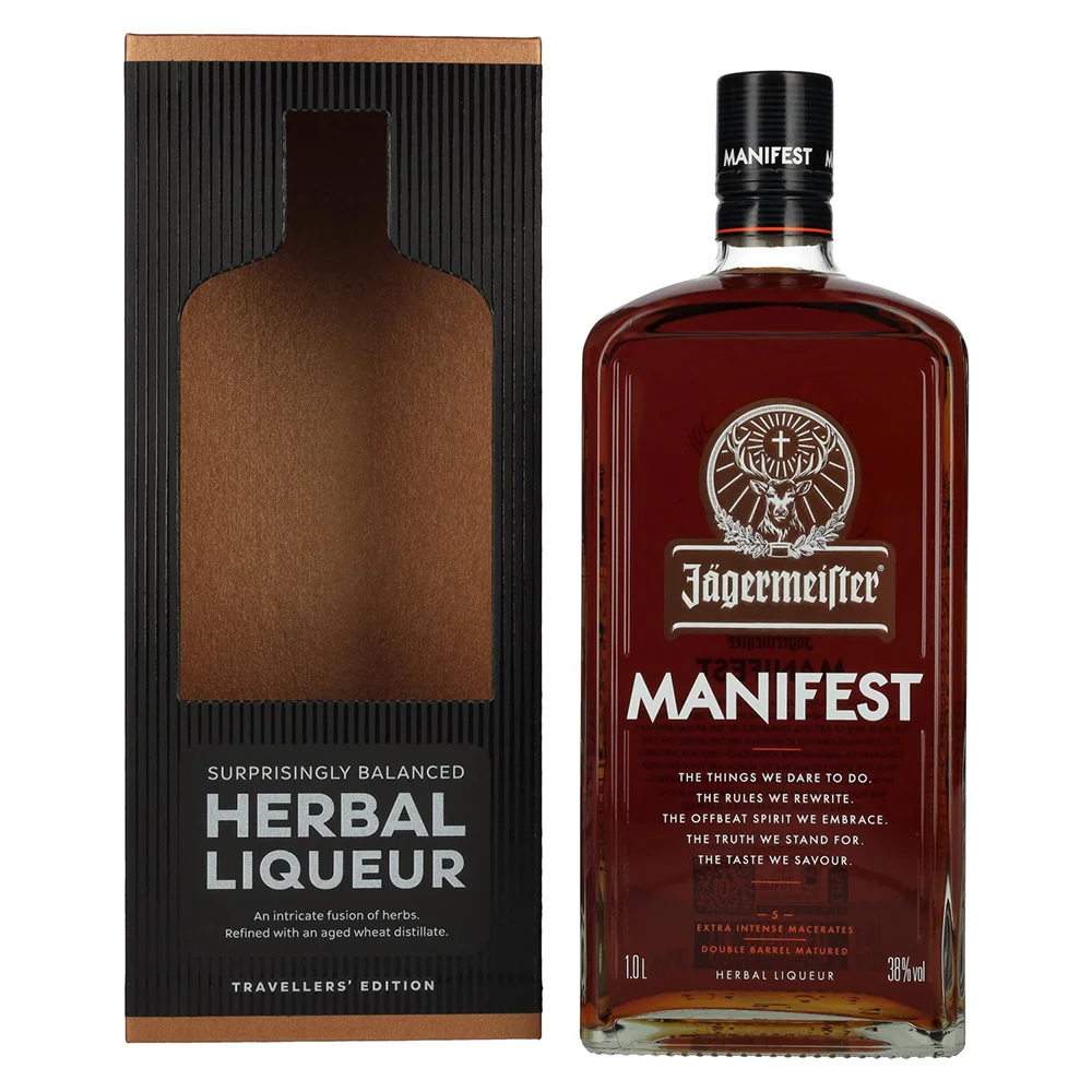 Gorki liker Jägermeister Manifest + GB 1 l