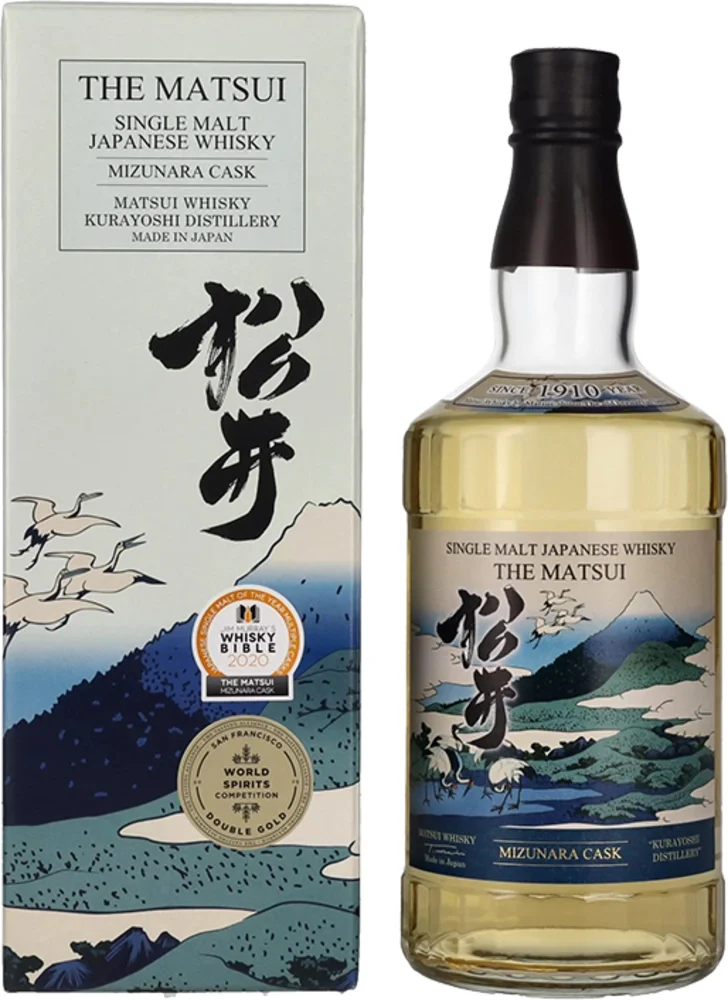 Japanese whisky Single malt Mizunara Cask Matsui + GB 0,7 l