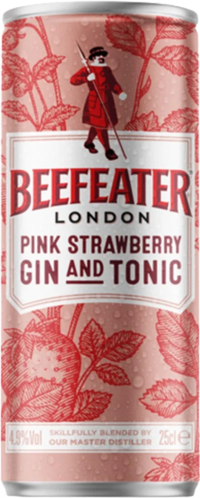 Gin Beefeater Pink & Tonic Rtd 0,25 l