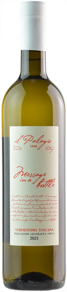 Wine MESSAGE IN A BOTTLE Vermentino BIO Trudie & Sting 0,75 l